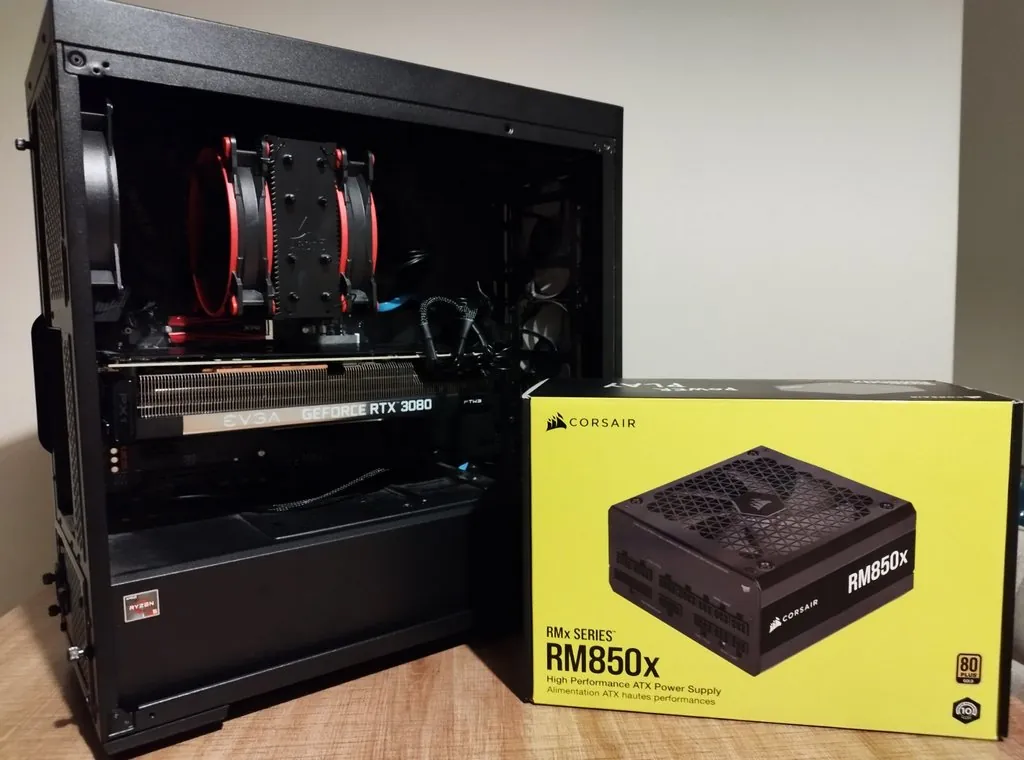 ryzen 7 5700x, corsair rmx 850, gigabyte aorus, amd power, custom pc builds, custom pc, pc upgrade,